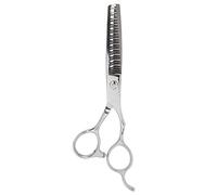 Ciseaux de coupe de cheveux de 6 pouces, ciseaux de texturation en acier inoxydable pour salon avec dents de coupe pour barbiers et coiffeurs, outil professionnel de taille de chev