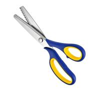 Ciseaux de Coupe de Tissu Coupe-tissu en acier inoxydable, poignée | Ciseaux crantés pour textiles et loisirs créatifs pour Vêtements Tapis Carton Travaux Manuels