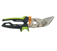 CISEAUX DE COUPE DE TÔLE COURBÉS À DROITE POWERGEAR