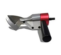 Ciseaux de coupe en métal buse for perceuse électrique mandrin fer disque cisailles tissu plastique laine fil treillis Cutter Air tournevis utilisation Pour la tonte(A Straight Shear)