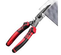 Ciseaux de Coupe Métallique,Cisaille Aviation Pour Usage Intensif - Cisailles à Cuivre,Pour Tôle Métallique Étain Construction Industrielle Aluminium Fil De Cuivre