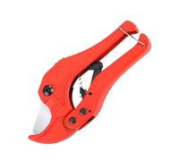 Ciseaux de coupe robustes pour tubes en PVC et aluminium - Coupe rapide et lisse - Mécanisme de verrouillage sécurisé - Prise en main confortable - Ciseaux coupe-tubes en PVC efficaces