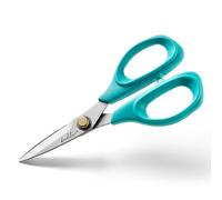 Ciseaux de couture Beaditive - Ciseaux à tissu en acier inoxydable de 15 cm - Lame dentelée pour une coupe et un matelassage faciles du tissu - Ciseaux de tailleur et de couturière - Sarcelle