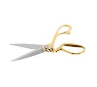 Ciseaux de couture sur mesure en acier inoxydable, lame tranchante, poignée de couleur or