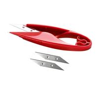 Ciseaux de Couturière en Acier Inoxydable pour Fil et Papier Rouge | Coupe, Rangement Facile, Accessoire de Couture, Plastique et Acier Inoxydable, pour Ligne de Pêche