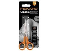 Fiskars Ciseaux de travail Classic 13 cm – Droitier/gaucher, Acier inox, Orange