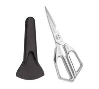 Ciseaux De Cuisine - 23x9,5 Cm, Ciseaux Domestiques | Cisseurs De Cuisine En Acier Inoxydable | Grip Non Glissé Pour La Coupe En Toute Sécurité C I S E A U X Ménagers Multifonctionnels P
