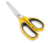 Ciseaux de Cuisine Professionnels en Acier Inoxydable. Manche Polypropylène. Lame 215 mm. Série Prochef. Jaune et Noir. Pour Tous Types d'Aliments