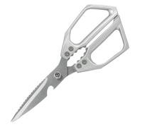 Ciseaux de Cuisine CHICGADGETS, Ciseaux de Cuisine Multifonctions en Acier Inoxydable, Robustes, Tranchants, Applicable à Viande, Volaille, Poisson, Légume, Herbes, Ouvre-bouteille, Craquer des noix