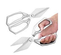 Ciseaux de Cuisine,Ciseaux de Cuisine Multi-Usage | 2 Pièces Polyvalents pour Poisson Viande Canard Noix Cuisiniers Amateurs Passionnés Barbecue Volaille