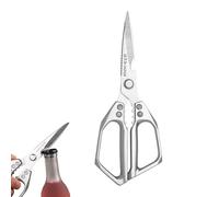 Ciseaux de cuisine en acier inoxydable - 23 cm | Outil de cuisine haute performance - Polyvalent pour viande, volaille, poisson, fruits de mer et légumes, compatible lave-vaisselle pour usage quotidie