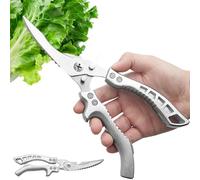 Ciseaux de cuisine en acier inoxydable - viande | Ciseeaux à volaille lourds professionnels - multi-usages pour os de poulet, poisson, viande, légumes, lavables au lave-vaisselle, tranchants, d