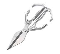 Ciseaux de cuisine multi-usages 2 en 1 ciseaux de cuisine multifonction pour volaille et poisson, outils avec casse-noisette pour légumes fruits barbecue et débutants