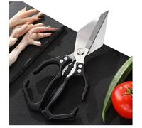 Ciseaux de Cuisine multifonctionnels et Robustes - Seattle Get, Ciseaux de Cuisine, Ciseaux de Cuisine 2 en 1 avec craquelins de Noix, Viande coupée, Fruits de mer, Coupe d'os