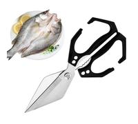 Ciseaux de cuisine polyvalents - Ciseaux de cuisine à prise en main facile | Ciseaux à fruits de mer en acier inoxydable - Utilisation haute performance - Ciseaux culinaires pour appartements de dinde