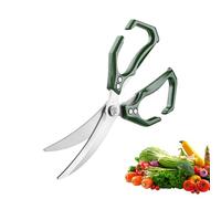 Ciseaux de Cuisine pour Aliments | 2 en 1 Ciseaux de Cuisine avec Casse-Noix - Cisaille Lourde pour Préparation Aliments BBQ Poisson Volaille Poulet Fruits de Mer Maison Crevettes