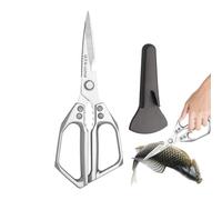 Ciseaux de cuisine pour aliments - Ciseaux robustes pour viande - de coupe lavables au lave-vaisselle pour poulet, os poisson, légume, nourriture