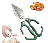 Ciseaux De Cuisine Pour Aliments Inoxydable 2 En 1,Ciseaux De Cuisine Multifonctionnels Et Robustes,Avec Casse-Noix,Accessoire Pour DéCouper Poulet LéGumes Poisson Os Volaille(E)
