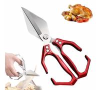 Ciseaux De Cuisine Pour Aliments Inoxydable 2 En 1,Ciseaux De Cuisine Multifonctionnels Et Robustes,Avec Casse-Noix,Accessoire Pour DéCouper Poulet LéGumes Poisson Os Volaille(A)