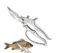 Ciseaux de cuisine robustes - Ciseaux à viande, ciseaux à volaille, pour cuisiniers amateurs, jardiniers, préparation des aliments, camping, camping-car, hôtel, restaurant, poisson, noix, viande, noix