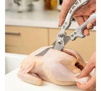 Ciseaux de cuisine robustes, poignée antidérapante et verrouillage de sécurité, ciseaux à volaille à ressort pour poulet, viande, dinde, poisson, légumes, passent au lave-vaisselle
