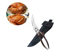 Ciseaux de cuisine robustes pour couper la volaille, la viande, le poulet, le poisson, les herbes - Ciseaux à os extra résistants - Ciseaux de cuisine robustes avec fermeture de sécurité.