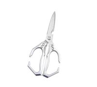 Ciseaux de cuisine robustes pour os/poisson/légumes - Poignée ergonomique antidérapante avec verrous sécurisés en alliage d'aluminium Outil de coupe de cuisine multifonction