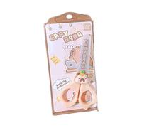 Ciseaux de dessin animé à prise en main confortable avec échelle pour enfants, loisirs créatifs, scrapbooking, fabrication de cartes, usage quotidien