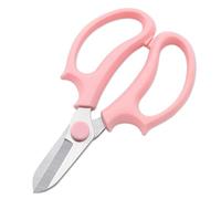 Ciseaux de Fleuriste en Acier Inoxydable, Sécateur de Jardinage à Poignée | Ciseaux de fleuriste outils de jardinage Coupe tiges de fleur lame branches en acier inoxydable ciseaux pour jardinage (Rose)