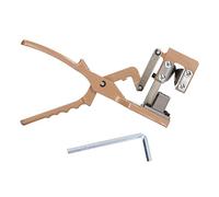 Ciseaux de greffage multifonctionnels gris, outil de sécateur de greffage avec coupe en forme de V, poignée en alliage d'aluminium antidérapant, coupe-greffe professionnel pour