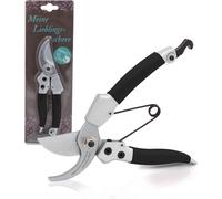 Ciseaux de Jardinage Professionnels pour Les gauchers et droitiers avec Lames en Acier SK5 tranchantes 18 cm Rose/Rose ou Noir Noir