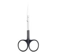 Ciseaux de manucure à pointe incurvée, professionnels, en acier inoxydable, coupe-ongles, outils de salon, noir, g
