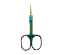 Ciseaux de manucure russes, 1 à 8 pièces, coupe-cuticules, pointe incurvée, coupe-ongles, toilettage, dissolvant professionnel en acier inoxydable, coloré, 1 pièce