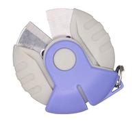 Ciseaux de pêche en acier inoxydable pour ligne tressée, multifonction, petit coupeur rond, équipement efficace