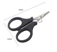 Ciseaux De Pêche Portables En Acier Inoxydable, 1 Pièce, Pince Coupante Pour Tresse De Ligne Pe, Outils Et Accessoires Pour La Pêche À La Carpe