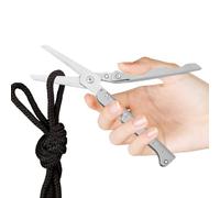 Ciseaux de Poche | Petits Ciseaux Pliants Avec Règle Intégrée | Outil de Survie Portable pour Couture Artisanat Projets Artistiques Jardinage Camping Voyage Bureau Maison École