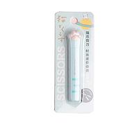 Ciseaux de poche polyvalents en acier inoxydable avec capuchon pour bureau, maison, école, ciseaux pliables pour l'école