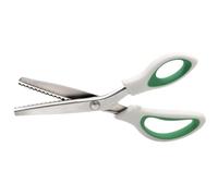 Ciseaux de précision - Petits ciseaux tranchants | Ciseaux triangulaires en acier inoxydable avec bord dentelé pour couture, bricolage et travail du cuir | Coupe tissu ultime pour les professionnels