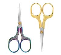 Ciseaux De Précision Pour Broderie, 5 Pouces, Ensemble De 2, Ciseaux Vintage À Lame Ultra Tranchante, Ciseaux D'artisanat À Usages Multiples