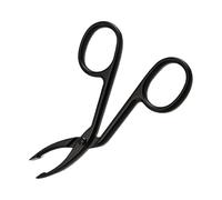 Ciseaux de sourcils - pincettes de sourcils | Ciseaux de coupe | Coiffure professionnelle Snip Handle Tweezers | Les pincers courbés de la Trailium manipulent des pinces à pince-cueillette Plucker Plu