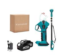 Ciseaux d'élagage électriques Kamolee, moteur sans balais, batterie double 5,0 h, 2x5.0AH 40mm s, UE