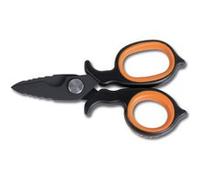 Beta Tools Ciseaux d'électriciens 1128BAX – double effet, profils en acier inoxydable revêtu DLC