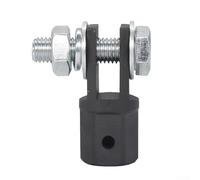 Ciseaux d'entraînement 1/2", adaptateur de clé à douille en acier au chrome vanadium pour réparation de voiture et perceuse, compatible avec la plupart des crics ciseaux à boucle ou à double œillet