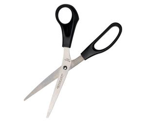 Ciseaux droitiers bouts pointus 21 cm noirs