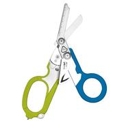Ciseaux d'urgence avec coupe-sangle et brise-verre Pinces à ciseaux pliables en acier inoxydable, outils de sauvetage pour camping en plein air…