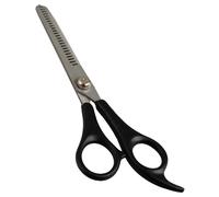 Ciseaux Effiliers Groo'me Flamingo Double Face Noir 17x6 Cm Pour Animaux