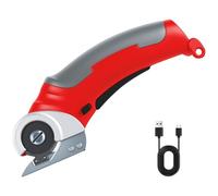 Ciseaux Electrique Tissu Couture, Ciseau Couture Électrique, Cutter Rotatif Électrique, 4,4 Ah Coupe Tissu Industriel Électrique Portable, Outil De Coupe De Carton Portable Pour Tissu, Tapis, Cuir