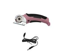 Ciseaux Electrique Tissu Couture Sans Fil, Ciseaux Couture Electrique En Acier Sk5 avec Batterie Intégrée, Couper Tranchantes pour Tapis, Élagage, Plastique, Carton, Cuir, Vert