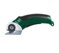 Ciseaux électriques, Ciseaux électriques rechargeables sans fil for carton, cuir, tissu, scrapbooking, tapis, cutter rotatif électrique,pour tapis en cuir(Green)