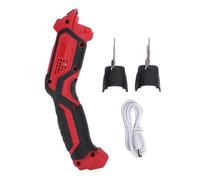 Ciseaux électriques Coupeur électrique sans Fil Rechargeable Puissant à Faible Bruit pour la Coupe de Cuir de Tapis de Tissu et d'éponge avec lumière LED et poignée Ergonomique